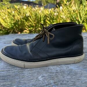 Frye Brett High Top Sneaker Men’s 10.5 Shoes Black Leather 950